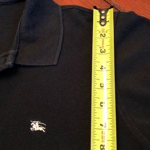 Burberry | Shirts | Authentic Burberry London Black Polo Sz M Slim ...
